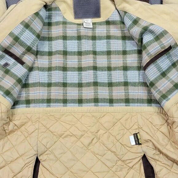 L.L. Bean Cream and Brown Utility Jacket - Picture 2 of 9